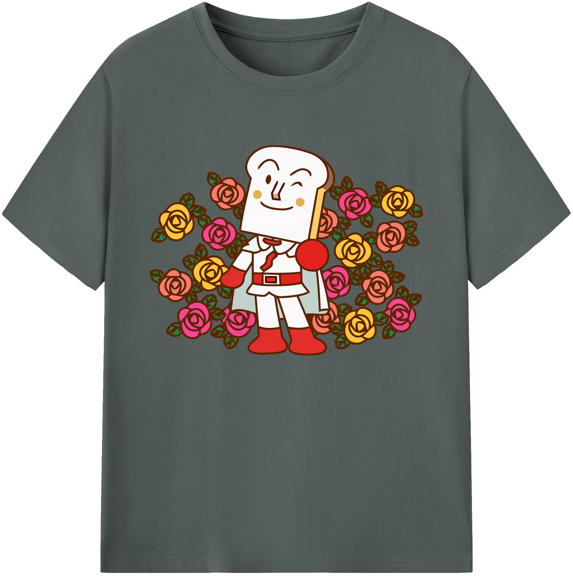 （画像用） アンパンマン Anpanman 綿100％ メンズ半袖Tシャツ｜肌触りやわらか＆通気性